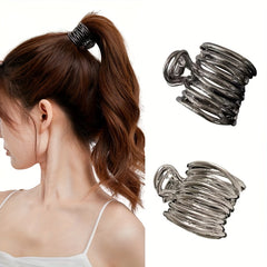 2pcs Metal Hair Clips Hair Claw for Women Girls