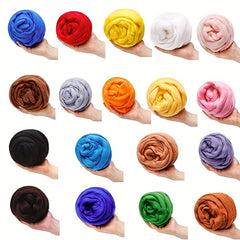 3 53oz 100g Wool Roving Yarn Fiber Roving Wool Top Chunky Yarn