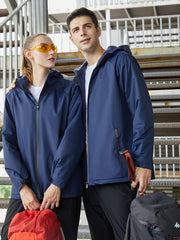 Women's Thermal Windproof Jacket Waterproof Hooded Windbreaker