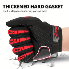 Summer Motorcycle Gloves Touch Screen Full Finger Non-slip Riding Gloves