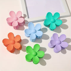 6pcs Girls Sweet Flowers Claw Clips Hair Accessories
