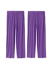 Wide Leg Casual Sports Pants With Pocket Comfortable Stretchy Casual Running Pan