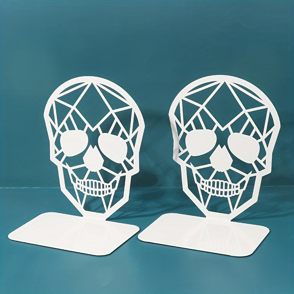 Skull Bookshelf Desktop Bookstand Light Office Desktop Book Stationery