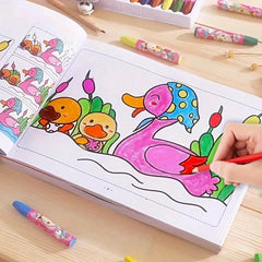 Kids Coloring Book Animals Floral Patterns Educational Activity Book Ages 5-10