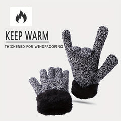 Winter Gloves Men Women Elastic Fishing Warm Texting Soft Lining