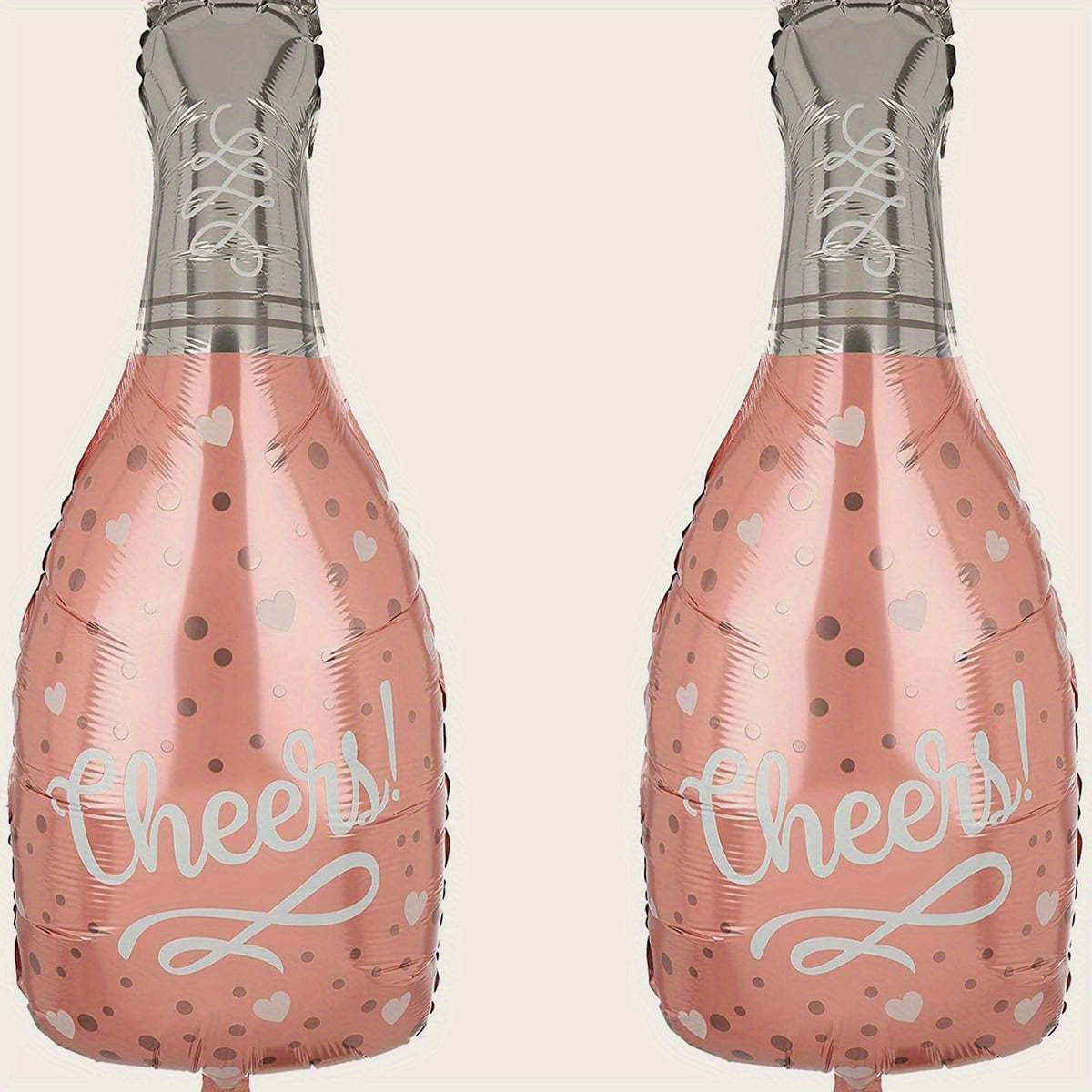 Rose Wine Bottle Balloons Birthday Decoration Self Sealing Tying Tool