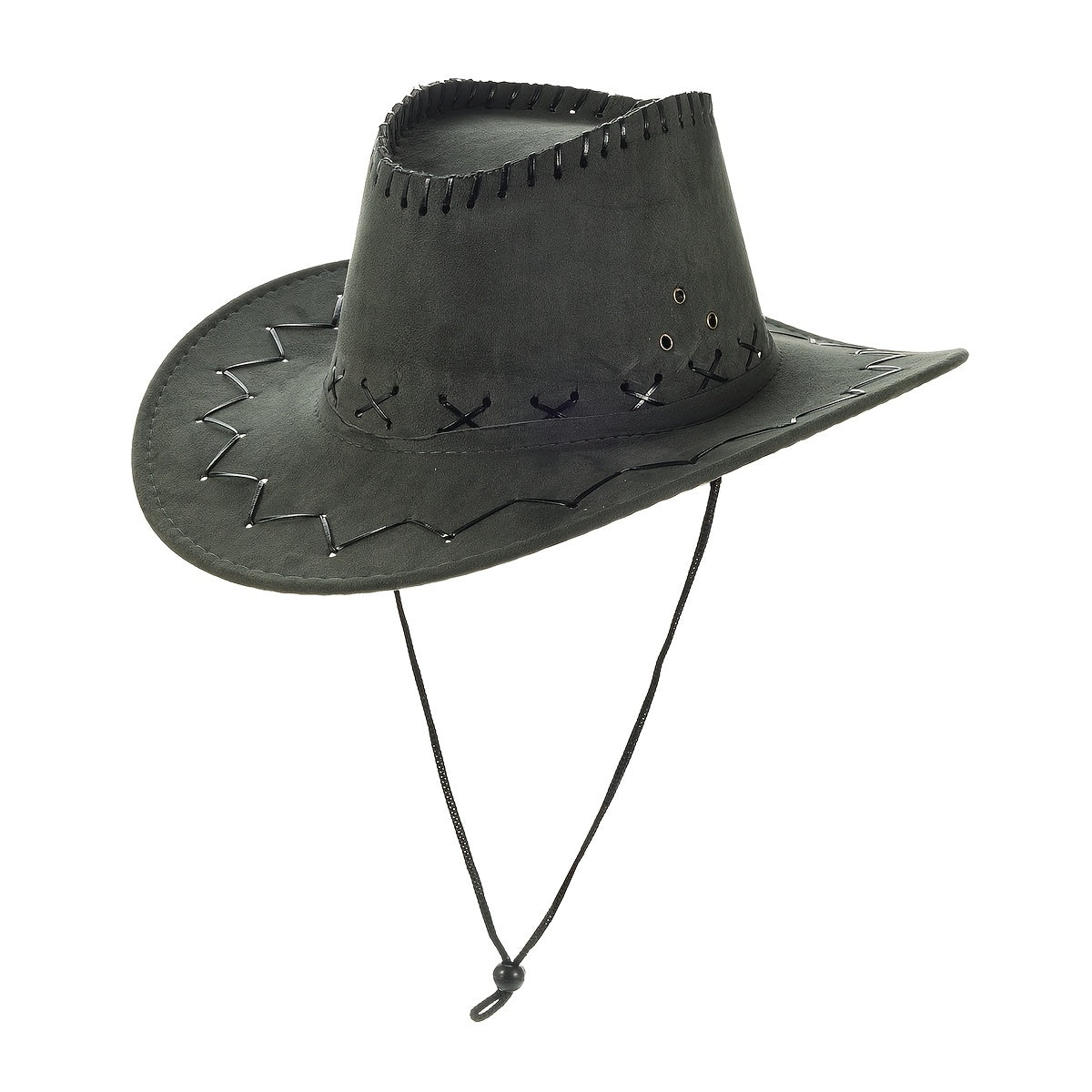 Suede Wide Brim Cowboy Hat for Women Men - Unisex Western Hat