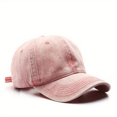 Acid Washed Denim Baseball Cap Trucker Cap