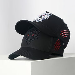 Tiger Head High Top Baseball Cap Men's Women's Plus Size Peaked Cap