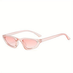 Retro Triangle Cat Eye Sunglasses Black