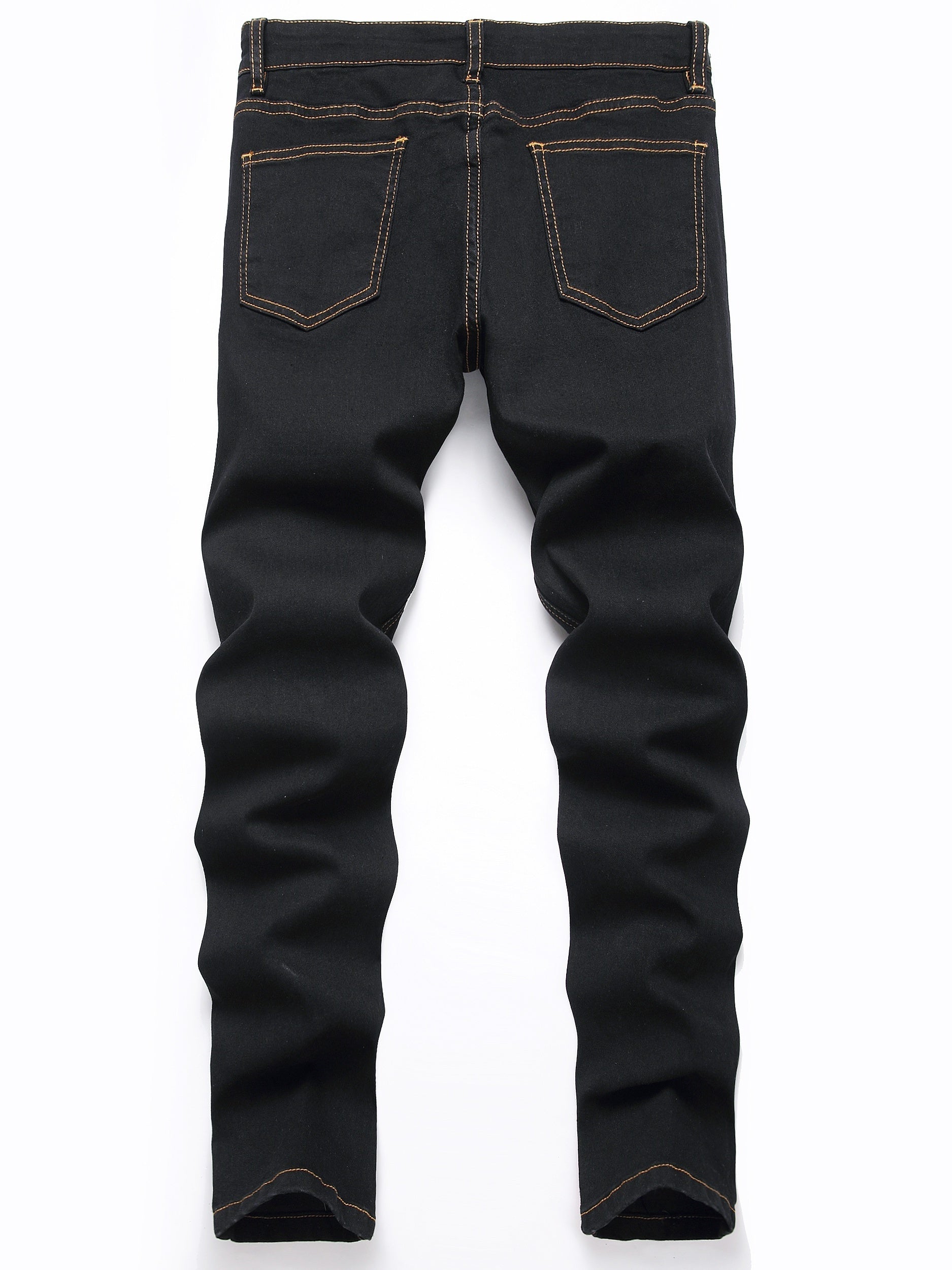 Boys Graffiti Ripped Jeans Slim Fit Denim Pants