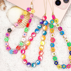 1140 Pcs Polymer Clay Bead Kit Flower Beads Mixed Fruit Spacer Beads Charms