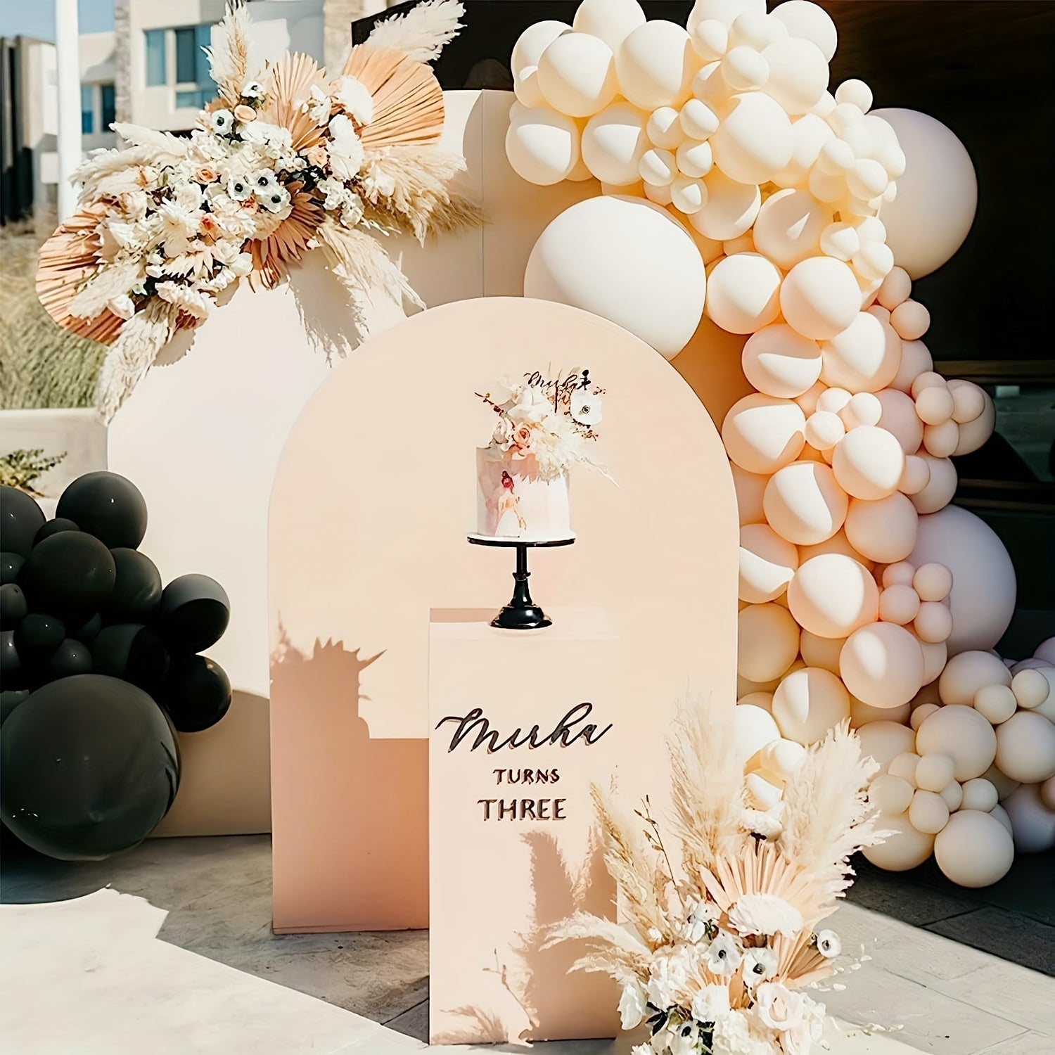 Matte Apricot Balloons Various Sizes Pack Of 100 - Party Decoration