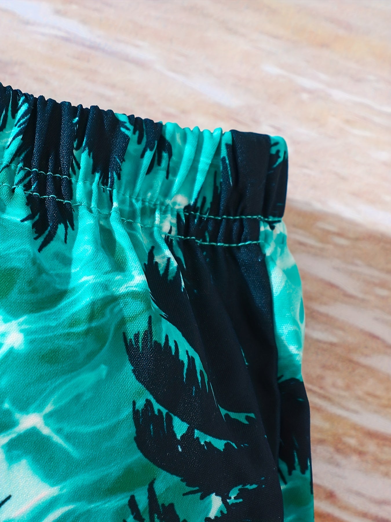 Boys Coconut Trees Casual Shorts for Vacation Beach