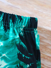 Boys Coconut Trees Casual Shorts for Vacation Beach