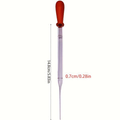 200pcs Pasteur Pipette Pipetting Tools for Lab Solution Transfer