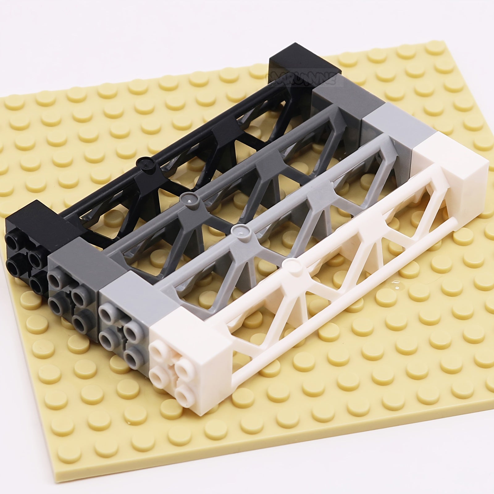 8pcs 2x2x10 Support Building Blocks Military Train Truck Bricks DIY Accessory