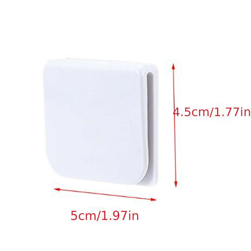 2pcs Adhesive Shower Curtain Guard Anti-Splash Clip