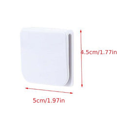 2pcs Adhesive Shower Curtain Guard Anti-Splash Clip