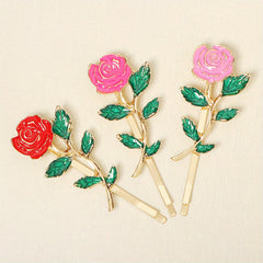 3pcs Minimalist Flower Bobby Pin Hair Clip Set