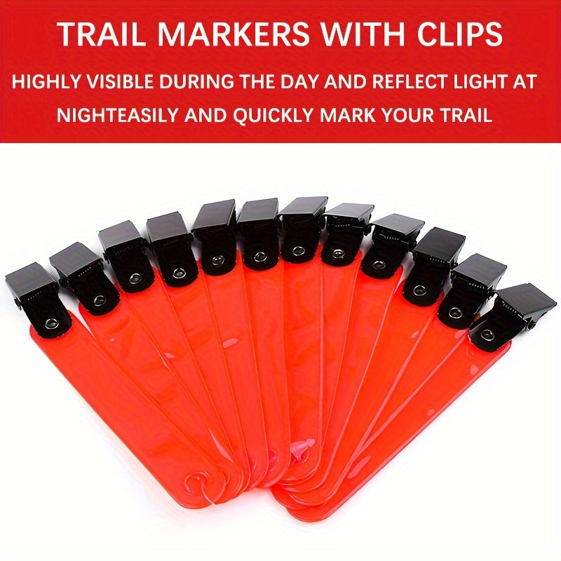 36pcs Leitee Reflective Tree Tacks Trail Marking Ribbon for Hiking