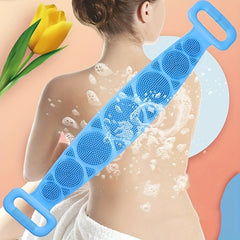 Double Sided Bathroom Cleaning Scrubber Towel Exfoliating Massager