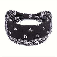 Sports Yoga Headband Flower Printed Quick Drying Hair Accessories
