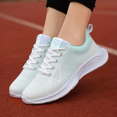 Women's Lace Up Running Shoes Lightweight Gym Workouts