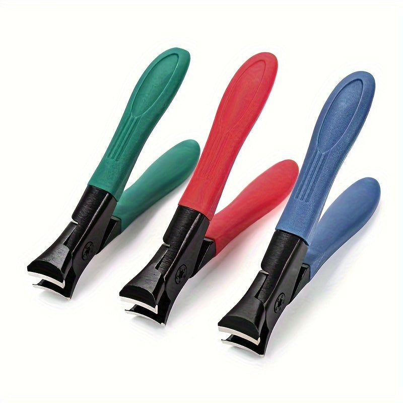 3pcs Stainless Steel Nail Clippers Set for Thick Nails