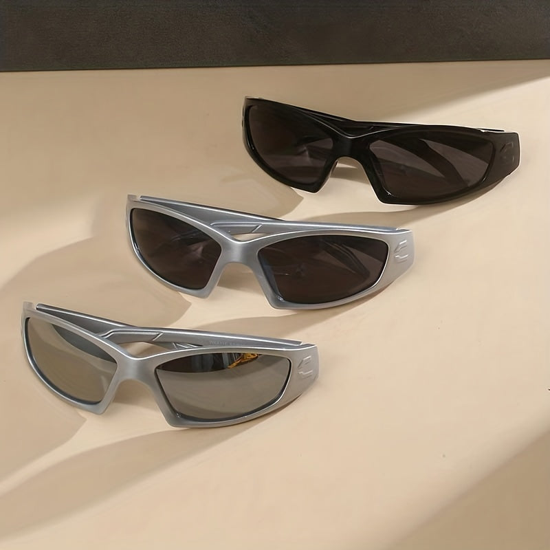 3 Pairs Wrap Around Sunglasses UV400 Sun Shades