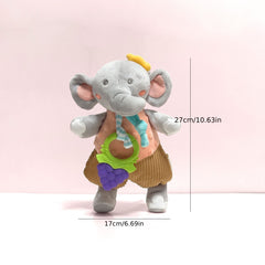 Baby Soothing Teether Doll Teether Pacifier Towel Label Sleeping Doll