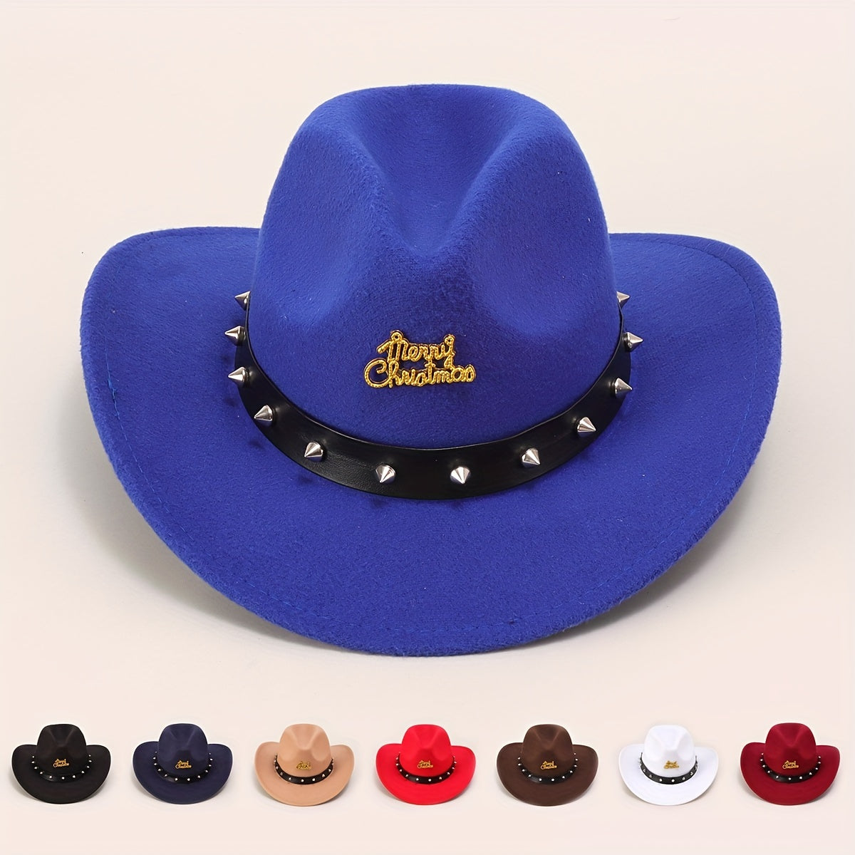Vintage Western Cowboy Woolen Hat British Belt Jazz Top Hat