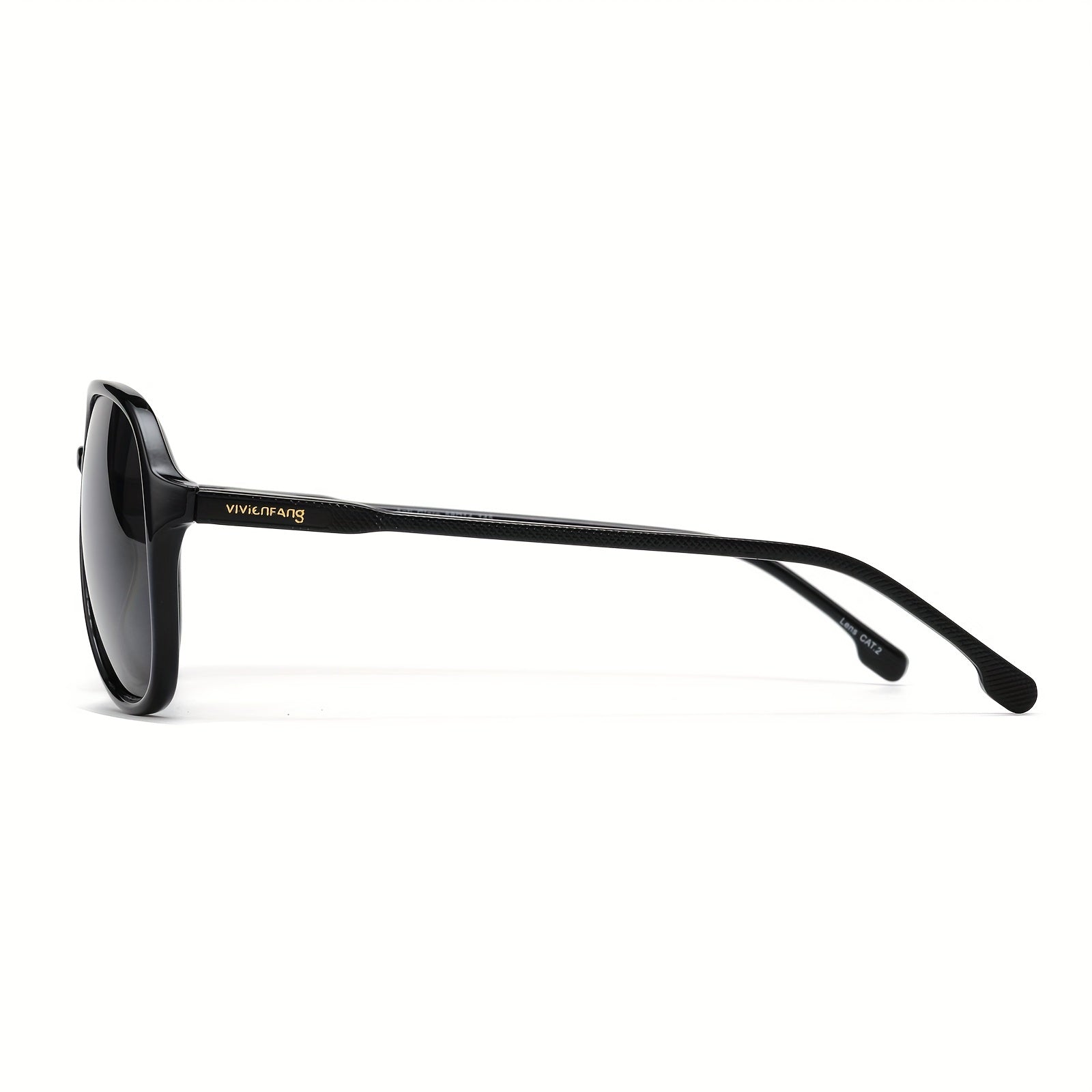 VIVIENFANG Aviator Sunglasses Polarized Lens TR90 Frame Unisex VF2201A