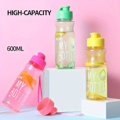 600ml Sports Drinking Water Bottle for Outdoor Fitness Travel