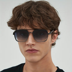 Men's Vintage Square Polarized Sunglasses UV400