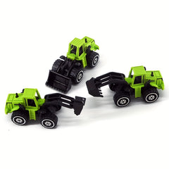 3pc Alloy Diecast Mini Engineering Car Simulation Vehicle Model Toys