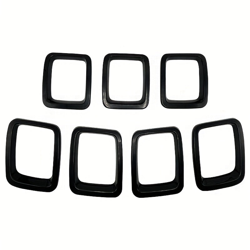 7pcs Grille Inserts Grill Cover Protective Casing Exterior Accessories