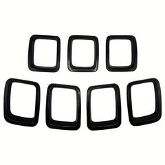 7pcs Grille Inserts Grill Cover Protective Casing Exterior Accessories
