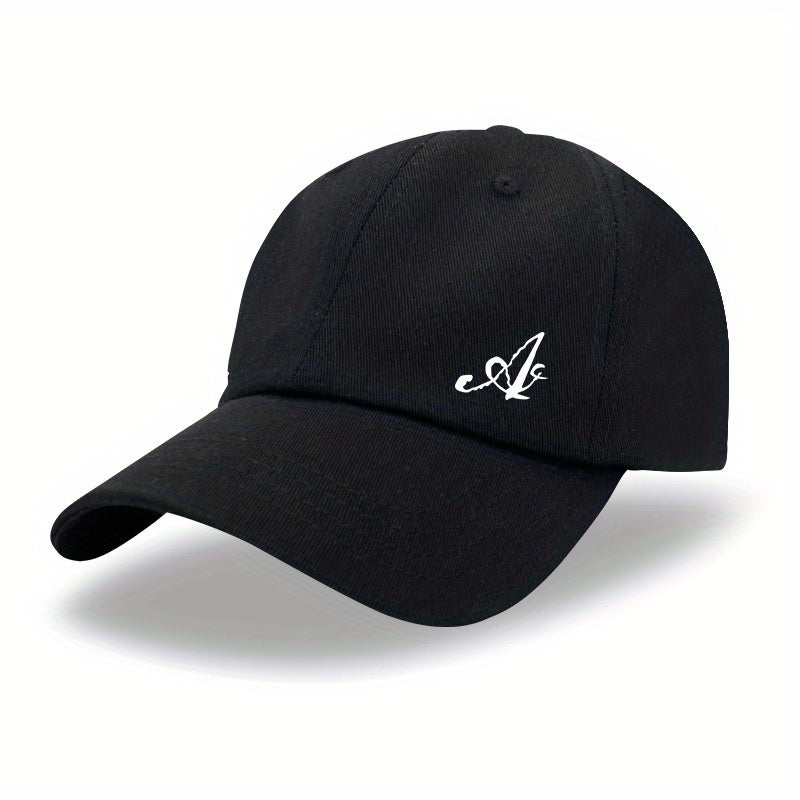 Printed Baseball Cap Solid Sunshade Dad Hat Lightweight Adjustable Sun