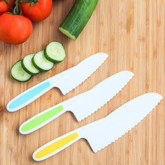 Kids Plastic Fruit Set Kitchen Baking Cooking 3pc