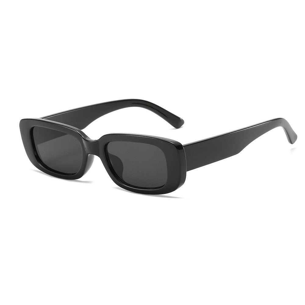 Vintage Punk Rectangular Sunglasses Women's Eyewear