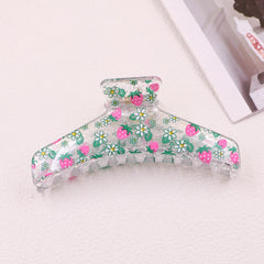 Strawberry Flowers Hair Clips Plastic Hair Claws