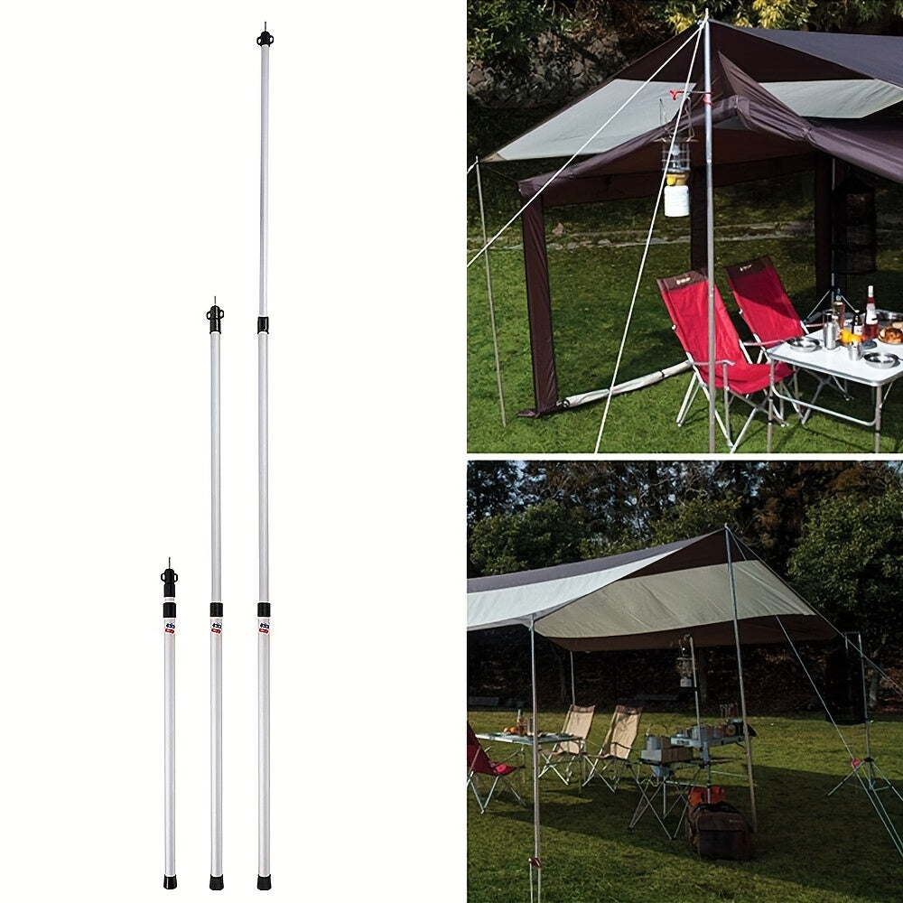2pcs Telescopic Aluminum Tent Poles 2x230cm