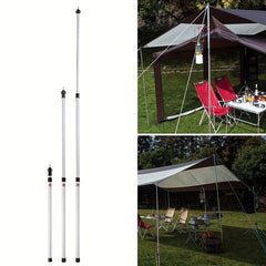 2pcs Telescopic Aluminum Tent Poles 2x230cm
