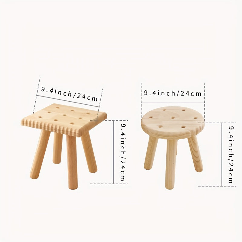 Small Wooden Chair for Playroom Bedroom