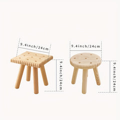 Small Wooden Chair for Playroom Bedroom