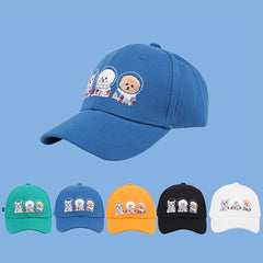 Boys Embroidery Astronaut Sunscreen Baseball Cap