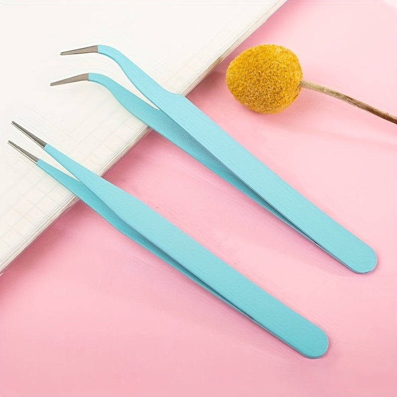 Colorful Tweezers Macaron Stainless Steel Tweezers