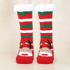 Warm Fuzzy Gripper Slipper Socks Cozy Sleep Winter Socks