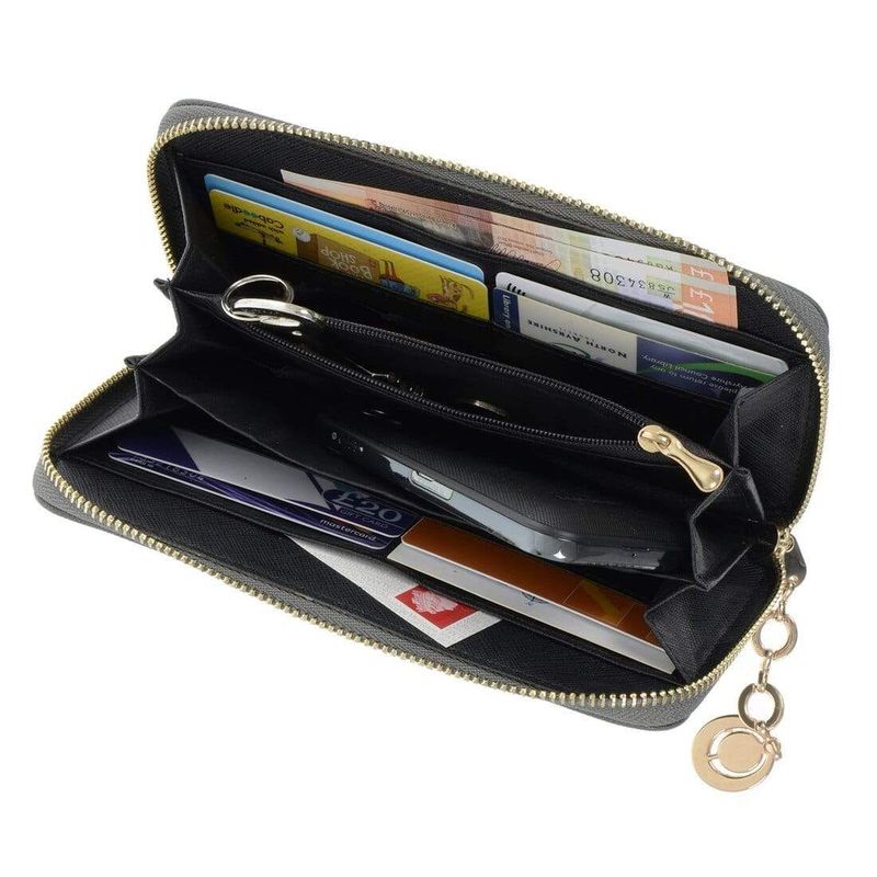 Paislee Womens Faux Leather Wallet Purse